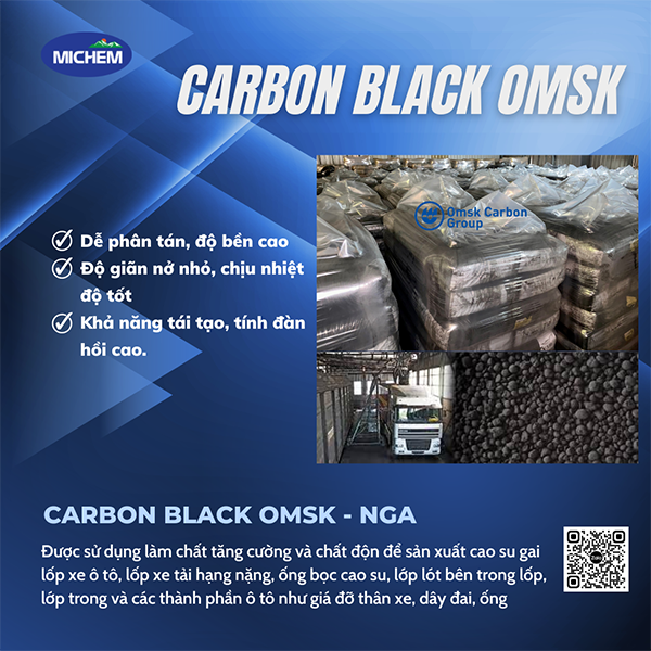 Carbon Black N330 – OMSK Nga - Hoá Chất Michem - Công Ty CP Michem Việt Nam